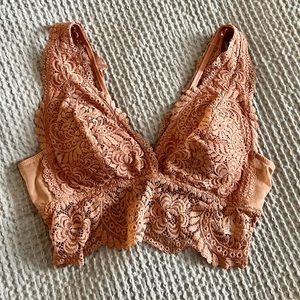 NWT Aerie Lace Bralette with Mesh Sides
